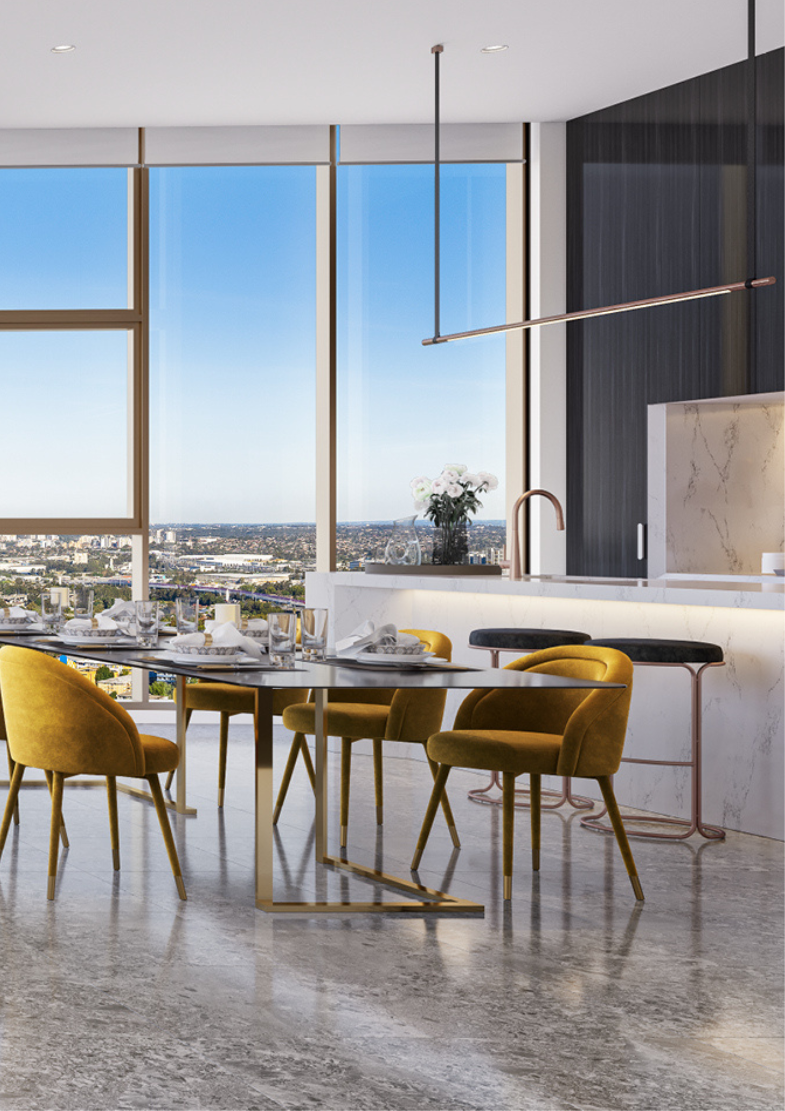 Experience unparalleled luxury living. 180 George, a landmark luxury apartment building offering stunning views in the heart of Parramatta, Australia.